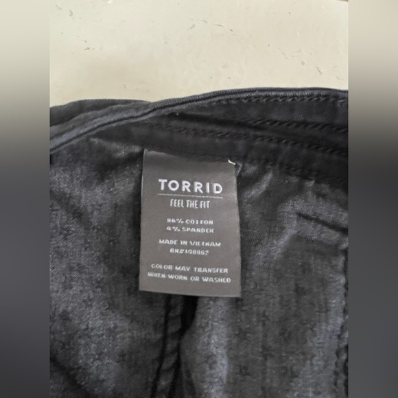 Black Torrid Button Pocket Detail Shorts - Picture 7 of 8